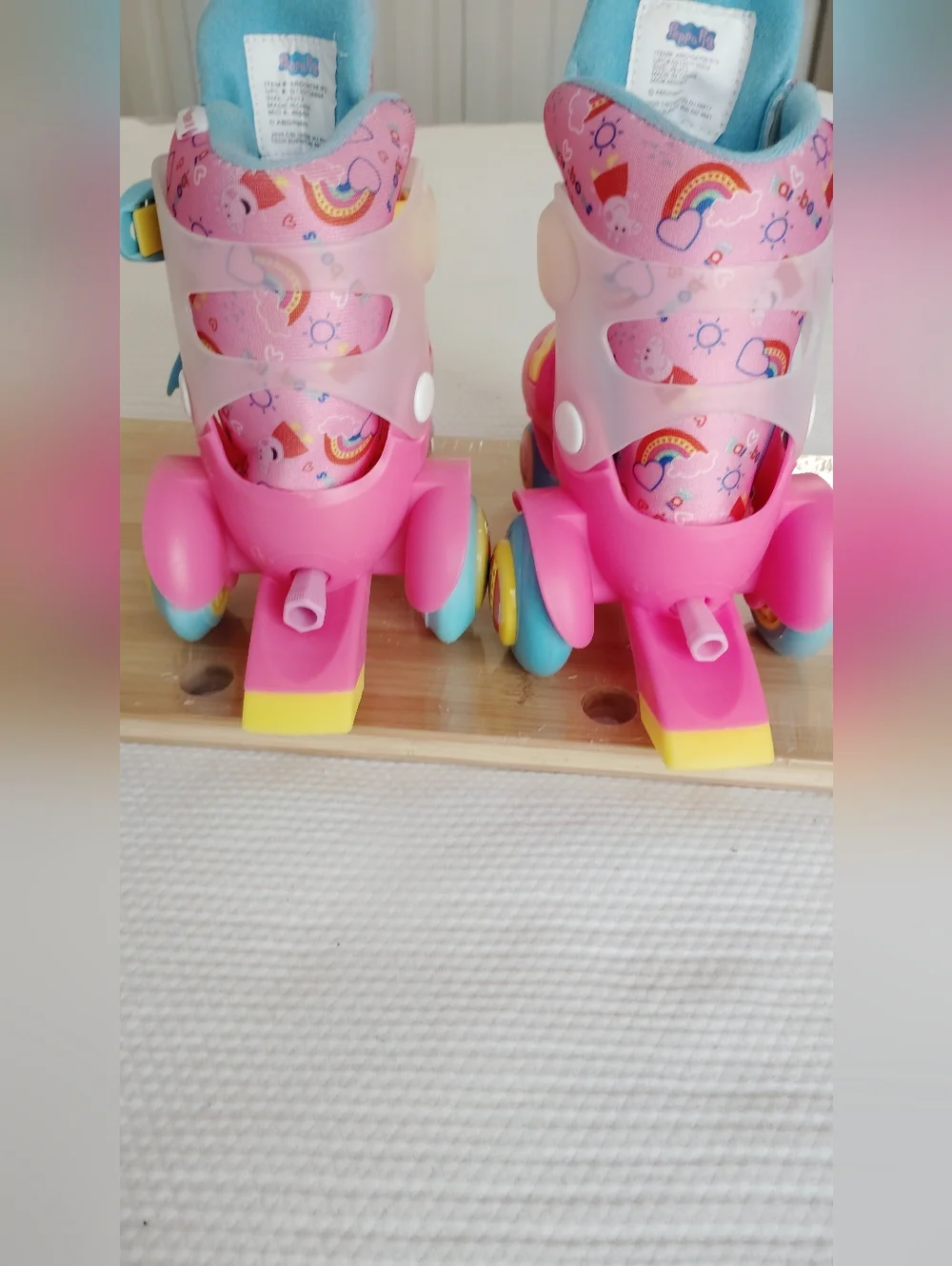 Peppa Pig Kids Quad Roller Skates Childs Size J9-J12